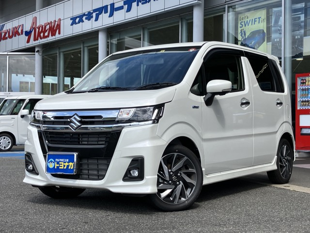 ワゴンRカスタムZ ハイブリッド(HYBRID) ZT 4WD ターボ ナビTV 全方位モニター LED