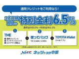 「TME」+「使ってバック」+「TOYOTA Wallet」の3点をセットにした特別金利プランです。通常金利8.0%のところ、特別金利6.5%にてご提供。