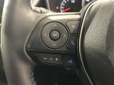 ステアリングスイッチでラクラク操作可能