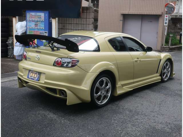 中古車 マツダ RX-8 タイプS 6MT・VeilSideエアロ・ウイング・マフラー の中古車詳細 (107,000km, ゴールド, 埼玉県,  69.9万円) | 中古車情報・中古車検索なら【車選びドットコム（車選び.com）】