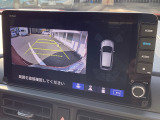 フロントとリアンセンサーのどれが反応しているかをナビ画面に表示します。