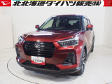 コンパクトサイズSUVで人気のロッキー、ガソリンエンジン4WDです。スマホ連携の純正ディスプレイオーディオが備わっています。