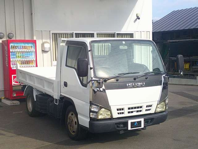 中古車 いすゞ エルフ 4.8 ダンプ フラットロー ディーゼル の