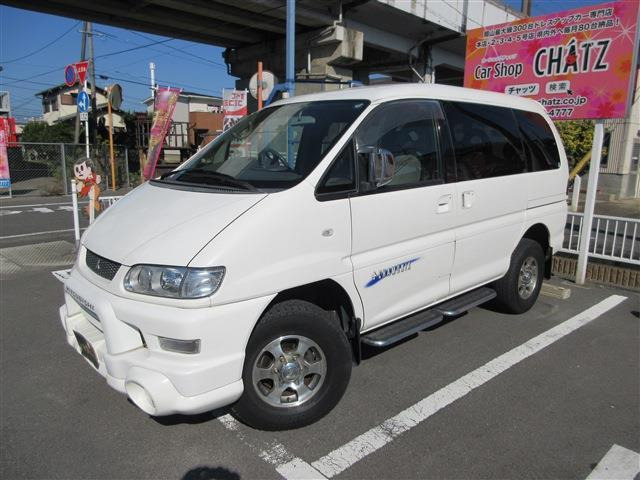 デリカスぺースギア 3.0 シャモニー エアロルーフ 4WD フルタイム4WD Fバンパー