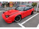 180SX 2.0 タイプR 赤全塗装 5MT ターボ ボンネット改