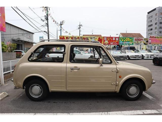 日産 パオ 1.0 キャンバストップ ゴールド全塗装 電動オープンカー の