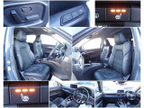 運転席には電動パワーシート搭載!また1つのキーごとシート位置を記憶できるメモリー機能付き!またシートヒーターも搭載!