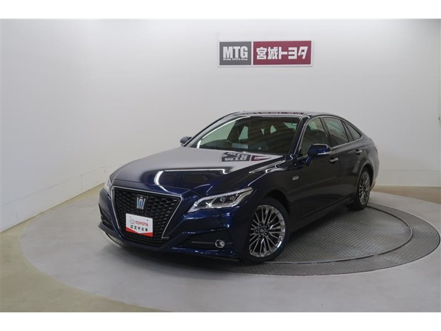 中古車 トヨタ クラウン ハイブリッド 3.5 G エグゼクティブ の中古車詳細 (49,000km, ダークブルーマイカ, 宮城県, 298万円)  | 中古車情報・中古車検索なら【車選びドットコム（車選び.com）】