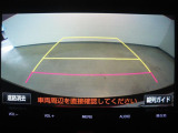 バックモニター付き。車両後方の映像がナビ画面に表示されるので、車庫入れが苦手な人も安心です。ただし、目視確認もお忘れなくお願いいたします。