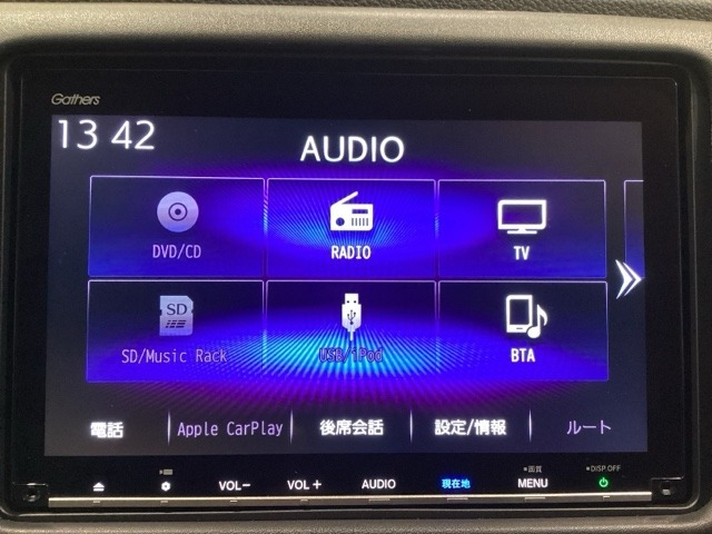 ホンダ【HONDA】純正 黄色かっ Gathers インターナビ VXM-214VFi