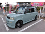 【中古車情報】トヨタ bB 1.5 オープンデッキ ライトブルー全塗装 左観音開 の中古車詳細（走行距離：13万km、カラー：ブルー、販売地域：岡山県岡山市北区白石東新町）