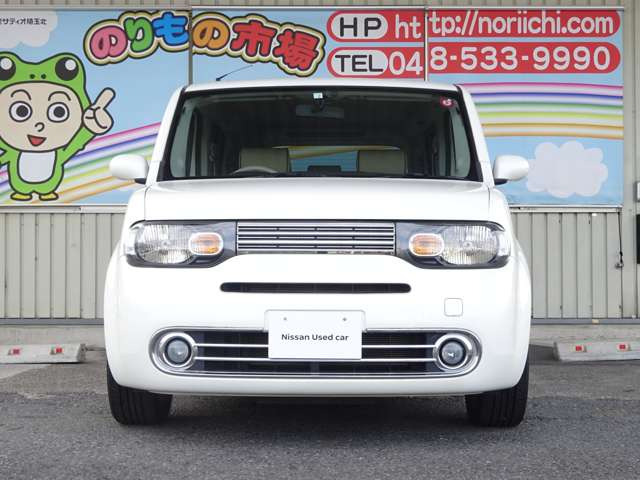 中古車 日産 キューブ 1.5 アクシス の中古車詳細 (47,000km, パール 