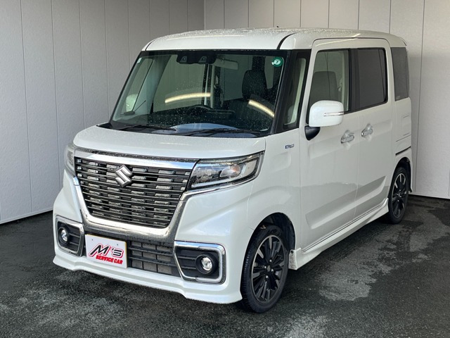 スペーシアカスタム ハイブリッド(HYBRID)  XS 4WD USB充電 エンスタ LEDライト クル...
