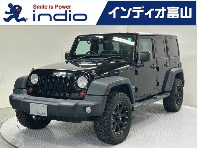 ラングラー アンリミテッド スポーツ 4WD KMC XD-SERIES 社外ナビ サイドカメラ ETC