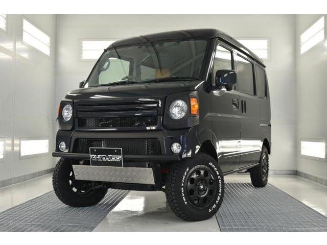 中古車 スズキ エブリイワゴン PZ 4WD の中古車詳細 (300km, 黒
