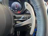 走行中も素早いシフトチェンジが可能なパドルシフトレバー。