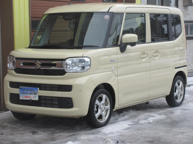 スペーシア ハイブリッド(HYBRID)  X 4WD 純正ナビ 車検R8年12月12日 寒冷地仕様