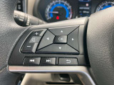 ハンドルには各種スイッチがありますが、運転中でも操作がしやすくなっております。