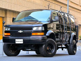 エクスプレス 5.3 4WD 正規D車 AWD 特注リフトUP 特注OVフェンダ-
