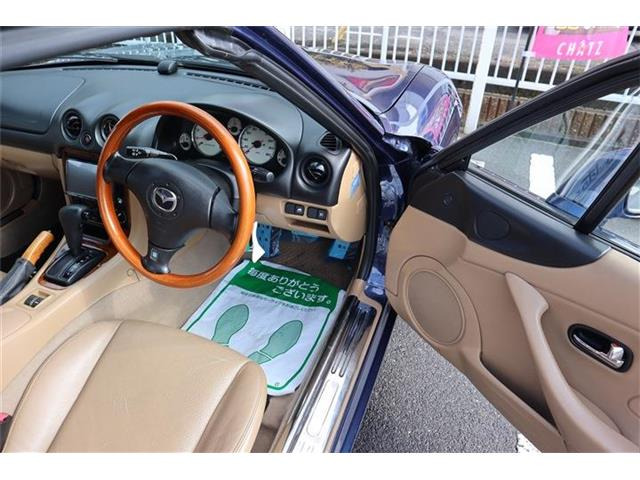 マツダ ロードスター 1.6 ウェブチェーン 幌手動オープン タンレザー