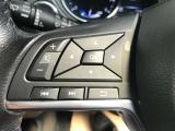 運転しやすいハンドル。オーデイオスイッチハンドルにあります。