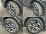 225/60R18 純正アルミホイール装着。タイヤはまだまだ使えます。