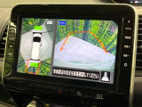 【アラウンドビューモニター】専用のカメラにより、上から見下ろしたような視点で360度クルマの周囲を確認することができます☆死角部分も確認しやすく、狭い場所での切り返しや駐車もスムーズに行えます。