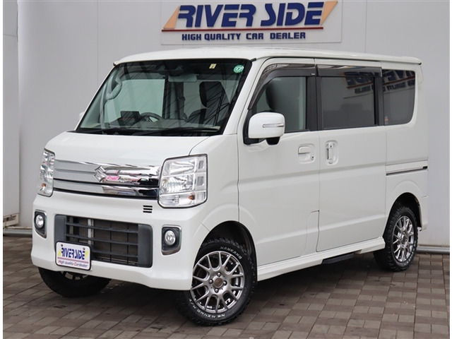 エブリイワゴン PZターボスペシャル 4WD リフトアップ社外アルミマフラーBカメラETC