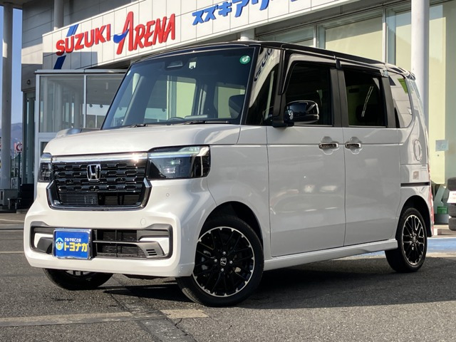 N-BOXカスタム ターボ コーディネートスタイル 2トーン 4WD 純正8型ナビTV Bカメラ ...