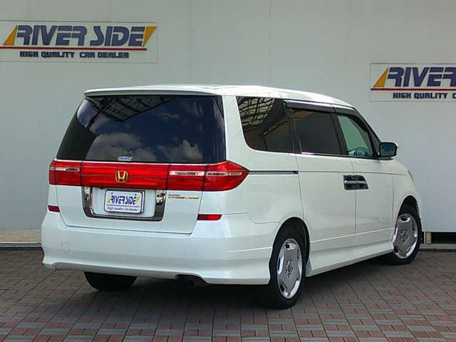 美品平成16年式ホンダエリシオン2.4 X/純正ＨＤＤナビ/バックカメラ/左パワースライドドア/車検1年10月まで即決格安