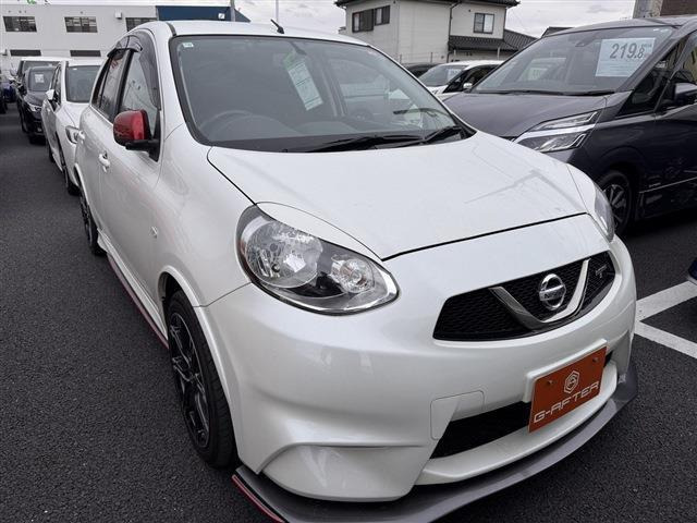 マーチ 1.5 NISMO S 5mt純正ナビTV専用エアロシート純正16AW