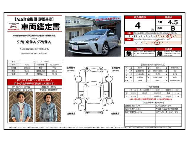 鷺宮プリウスページ トヨタ プリウス 1.8 S E-Four 4WD の中古車詳細 (90,000km