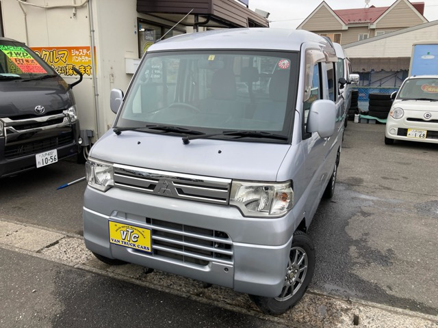 ミニキャブバン CL ハイルーフ 4WD デッキバン 両側スライド 荷台マット