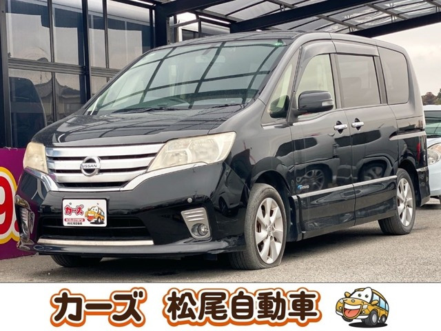 セレナ 2.0 ハイウェイスター S-HYBRID 保証6ヵ月・走行無制限 リアモニター