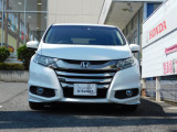 車輌前方になります!人気のミニバン・オデッセイのガソリンエンジン車です!ぜひ、展示場で実車をご覧ください!ご希望のホンダ車をご紹介いたします!県外にお住まいでも販売、ご納車いたします!