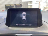 障害物センサー付き 障害物を感知したらマツダコネクトに映し出されるので安心です