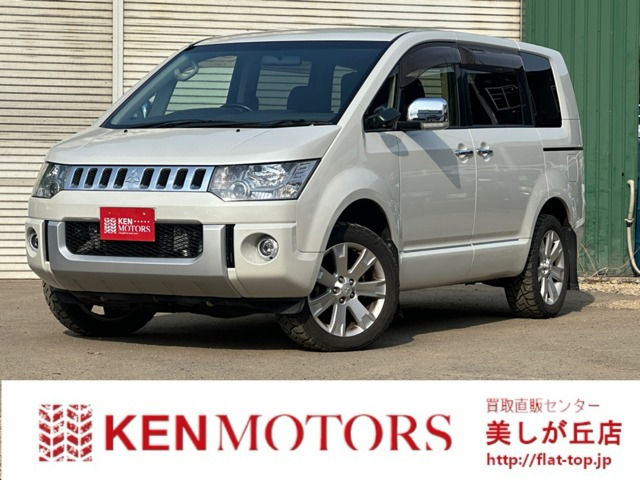 デリカD:5 2.2 シャモニー 4WD ワンオーナー/社外ナビ/両側パワスラ/ETC