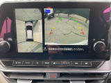 アラウンドビューモニターの映像も確認出来ます。
