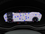 必要に応じてメーター内に地図や車両のインフォメーションなどを切り替え表示できるバーチャルコクピット