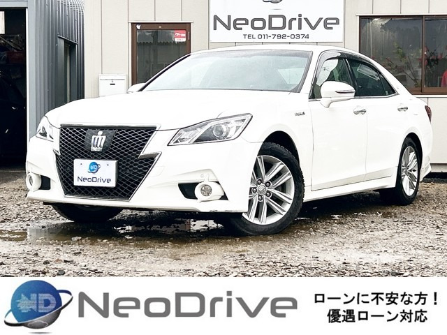 クラウンアスリート ハイブリッド 2.5 S Four 4WD 寒冷地 純正マルチナビ フルセグTV