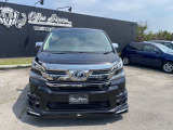 【30ヴェルファイア・3.5ZA Gエディション 4WD】TRDフルエアロ&マフラー/ローダウン/Aftermarket22インチアルミ/LEDヘッドライト&フォグ/LEDデイライト/外装色:バーニングブラッククリスタル