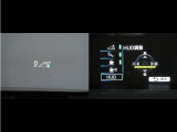 カラーヘッドアップディスプレイ付き。少ない視線移動で情報を確認できるので、運転の疲労軽減に繋がりますよ♪