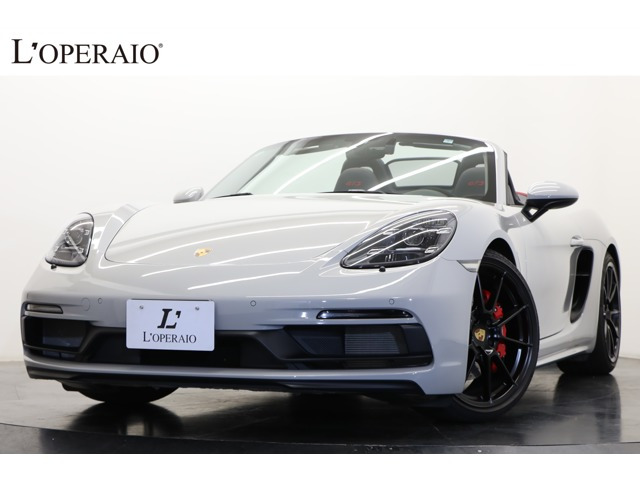 718ボクスター GTS 4.0 PDK 左H 有償色 赤幌 PDLS付LED カーボンインテ