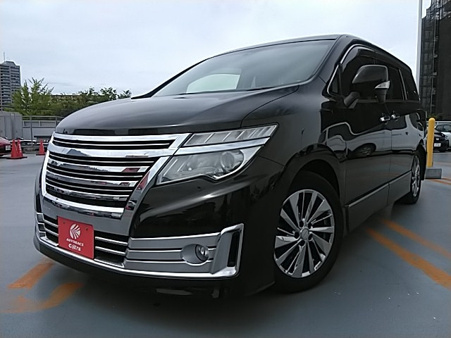 エルグランド 3.5 ライダー 黒本革シート パワーシート 4WD 
