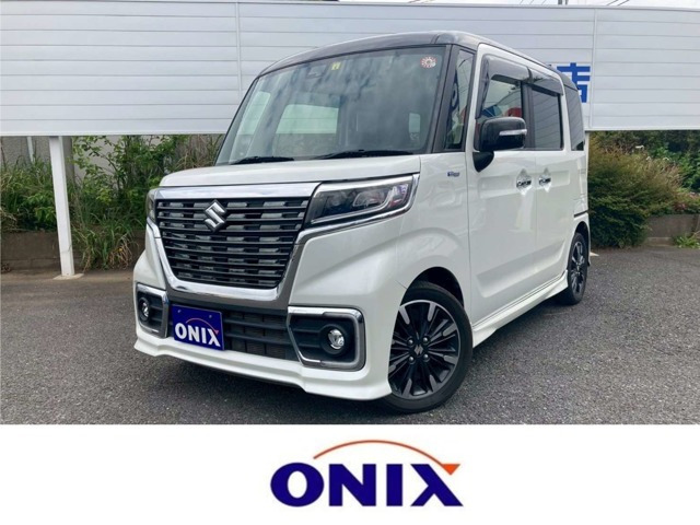 スペーシアカスタム ハイブリッド(HYBRID)  XS ワンオーナー Bluetooth スペアキー