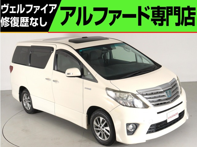 アルファードハイブリッド 2.4 SR 4WD 1オナ サンル-フ プレミアムS LKA 全カメラ
