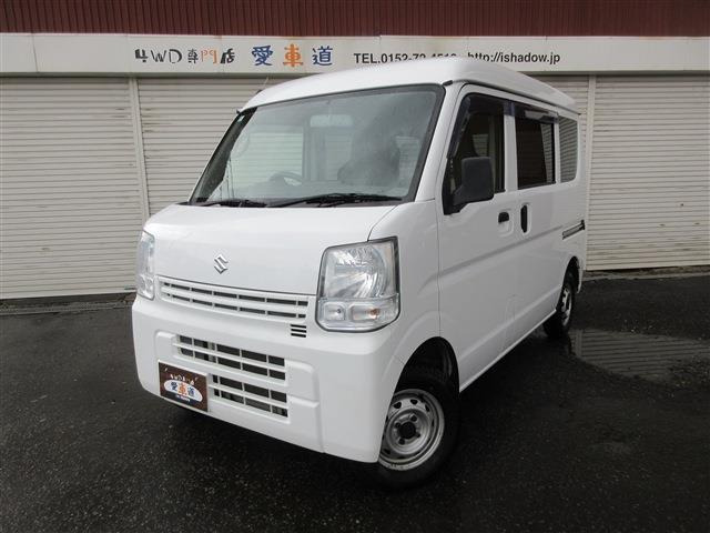 エブリイ PA リミテッド ハイルーフ 5AGS車 4WD 特別仕様車 社外ナビ USB シフトAGS