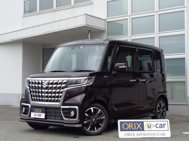 スペーシアカスタム ハイブリッド(HYBRID)  XS 4WD 衝突被害軽減システム ナビ バッ...