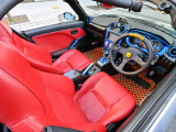D-SPORTエアインテ-ク/MOMOステアリング/赤革/シ-トヒ-タ-/ナビ/TV/Bカメラ/CUSTOM内装パネル/ブ-ストメ-タ-増設/スロットルコントロ-ラ-/カ-ボンセンタ-コンソ-ル/Aftermarketフロアマット/Aftermarketダッシュマット