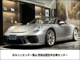 MY19 911スピードスター 外装色:GTシルバーM 内装色:ブラック/レッドステッチ 幌色:ブラック